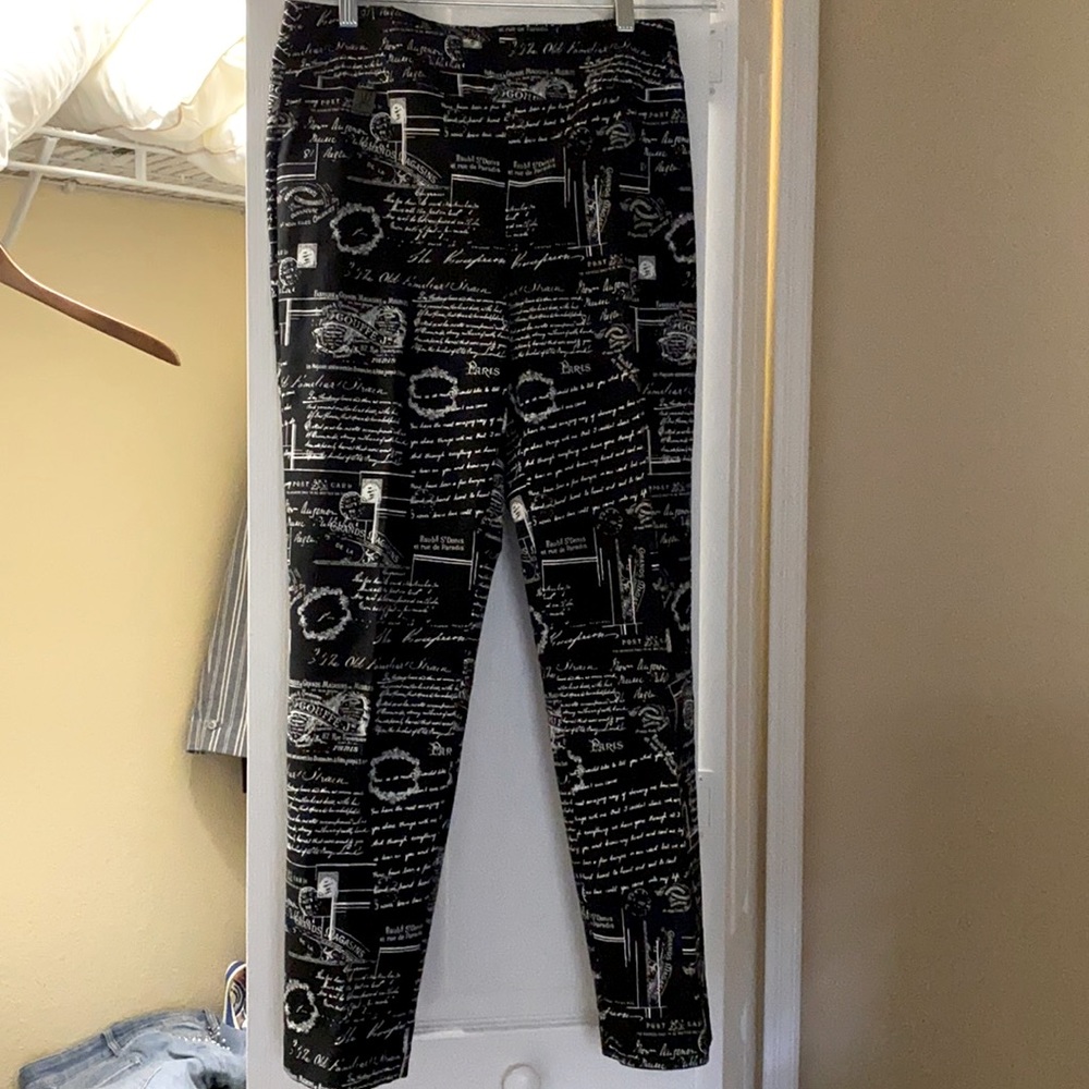 JOSEPH RIBKOFF SCRIBBLE PANT-NWOT SZ 12